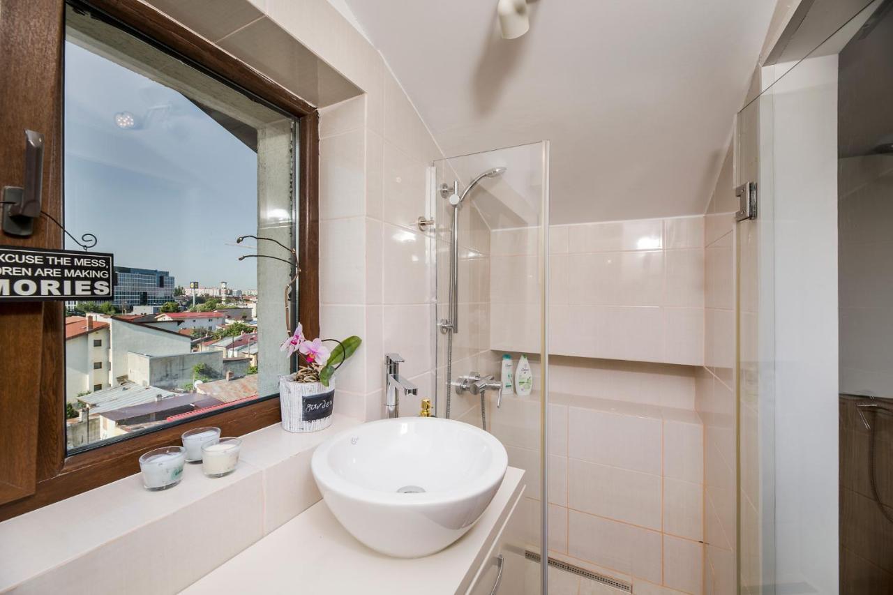Bucharest Penthouse With Sauna And Terrace Bagian luar foto